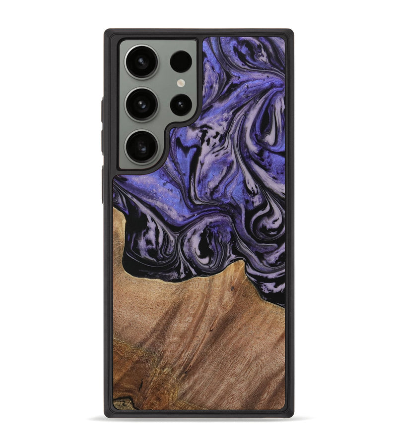 Galaxy S23 Ultra Wood Phone Case - Kale (Purple, 730229)