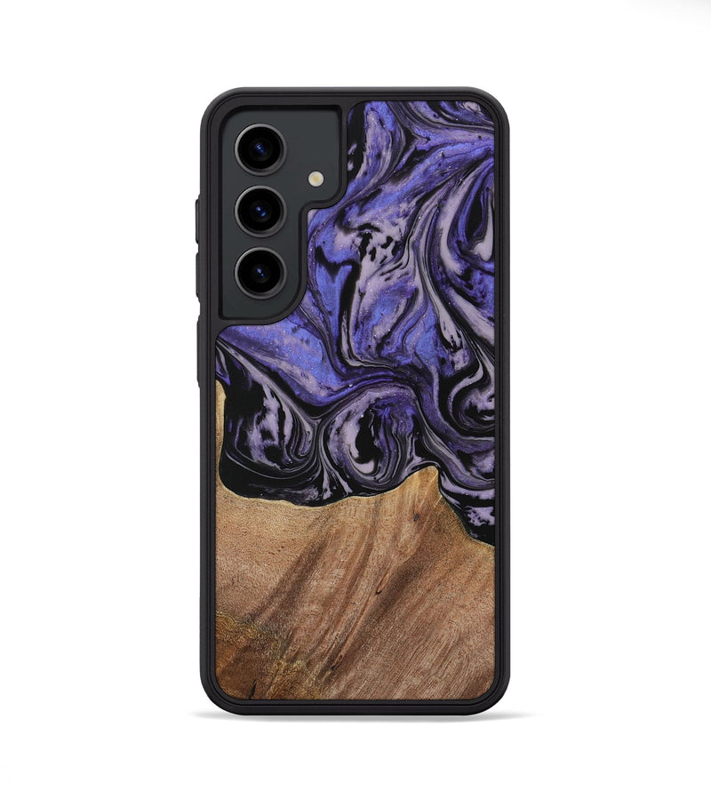 Galaxy S24 Wood Phone Case - Kale (Purple, 730229)