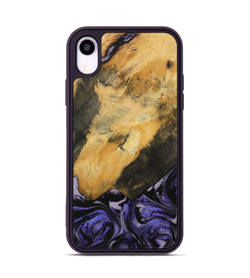 iPhone Xr Wood Phone Case - Melly (Purple, 730230)