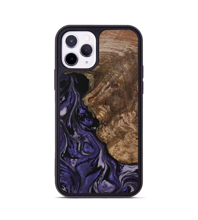 iPhone 11 Pro Wood Phone Case - Aggi (Purple, 730254)