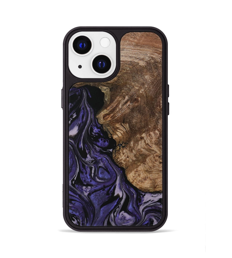 iPhone 13 Wood Phone Case - Aggi (Purple, 730254)