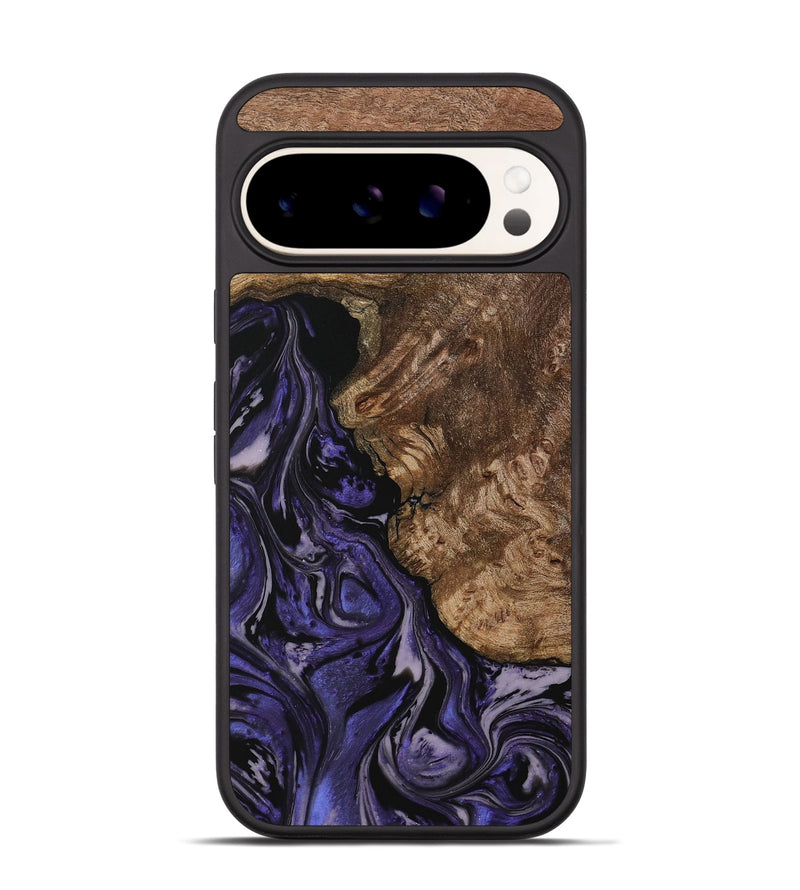 Pixel 9 Pro Wood Phone Case - Aggi (Purple, 730254)