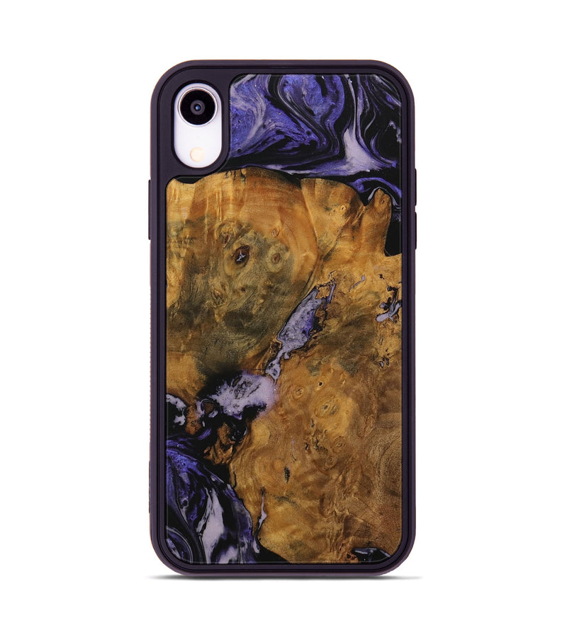 iPhone Xr Wood Phone Case - Marta (Purple, 730255)