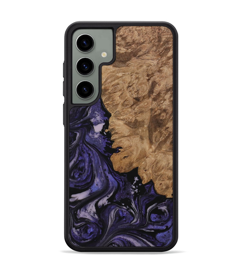 Galaxy S24 Plus Wood Phone Case - Jovita (Purple, 730256)