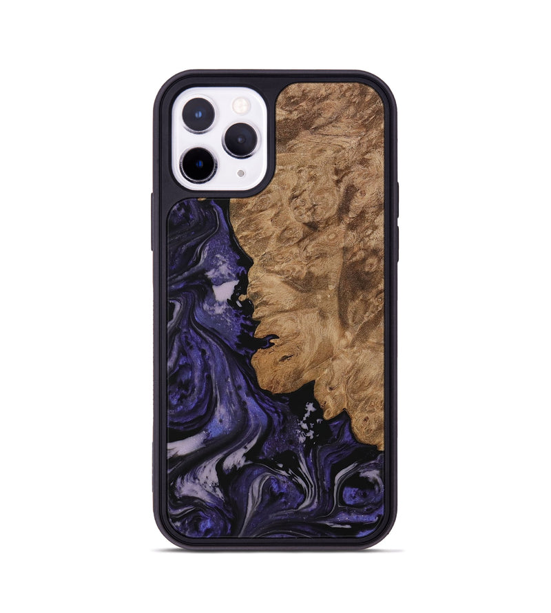 iPhone 11 Pro Wood Phone Case - Jovita (Purple, 730256)