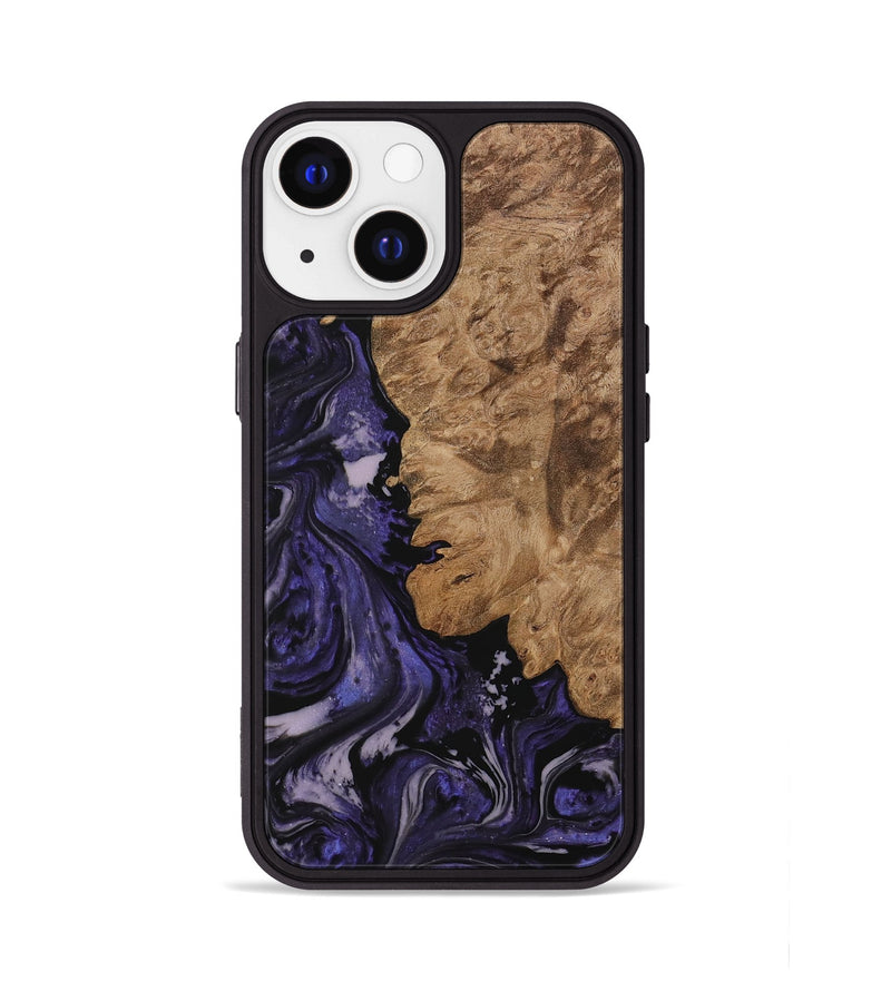 iPhone 13 Wood Phone Case - Jovita (Purple, 730256)