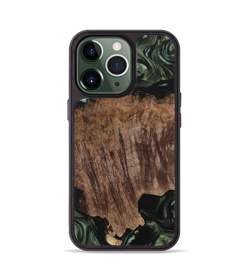 iPhone 13 Pro Wood Phone Case - Melba (Green, 730263)