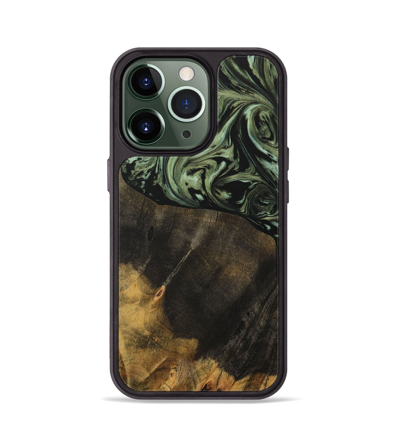 iPhone 13 Pro Wood Phone Case - Jace (Green, 730264)