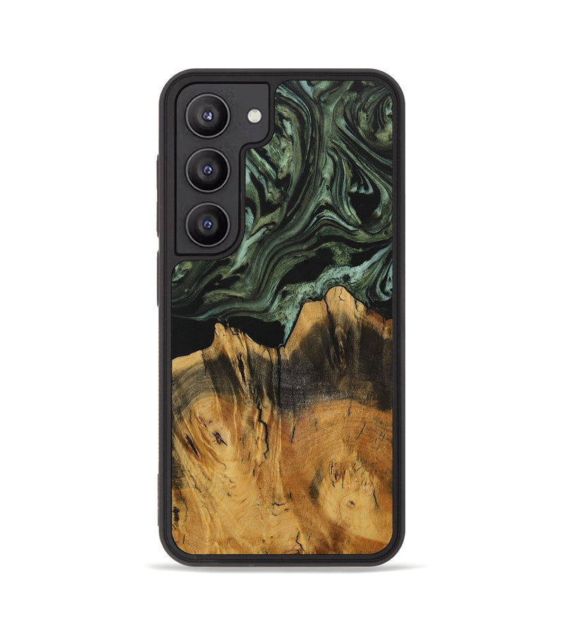 Galaxy S23 Wood Phone Case - Trudy (Green, 730265)