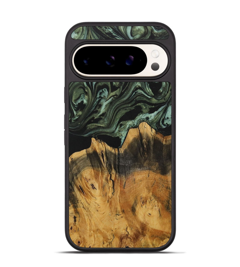 Pixel 9 Wood Phone Case - Trudy (Green, 730265)