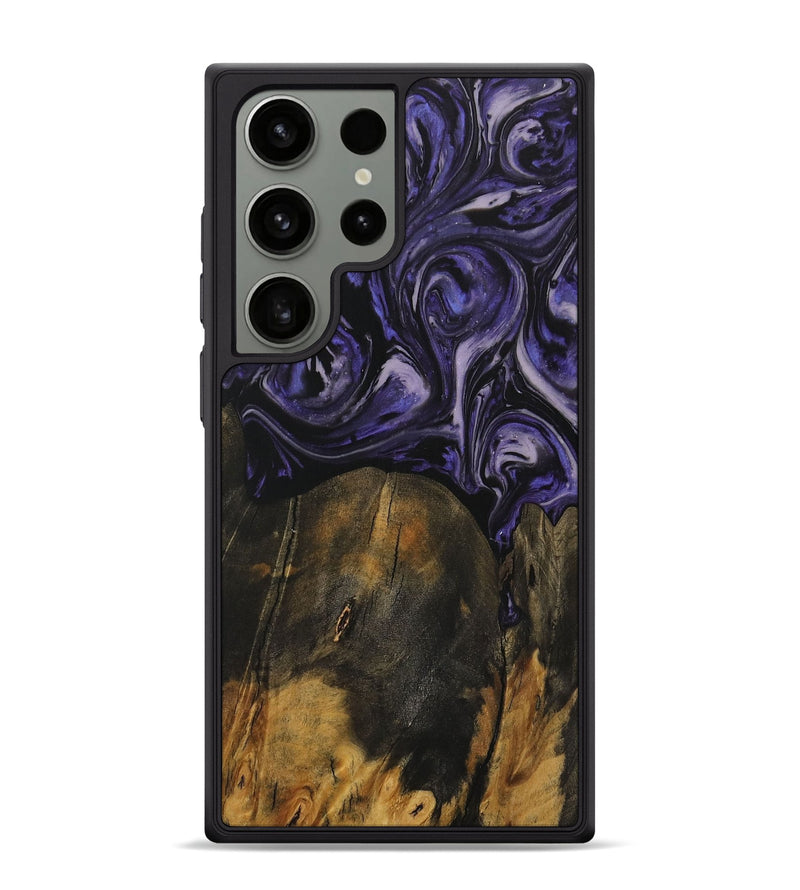 Galaxy S24 Ultra Wood Phone Case - Khanh (Purple, 730266)