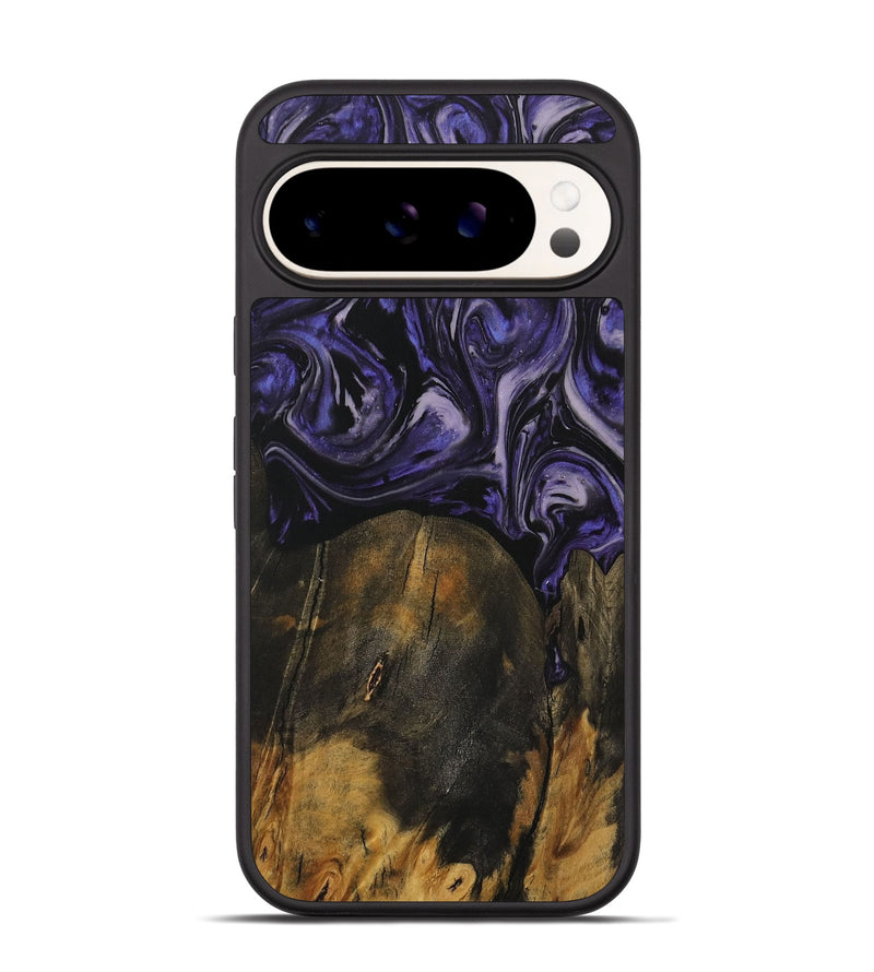 Pixel 9 Pro Wood Phone Case - Khanh (Purple, 730266)