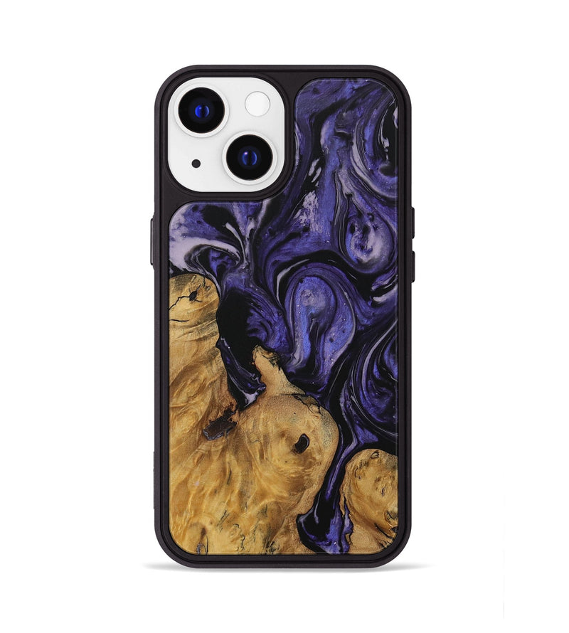 iPhone 13 Wood Phone Case - Savita (Purple, 730268)