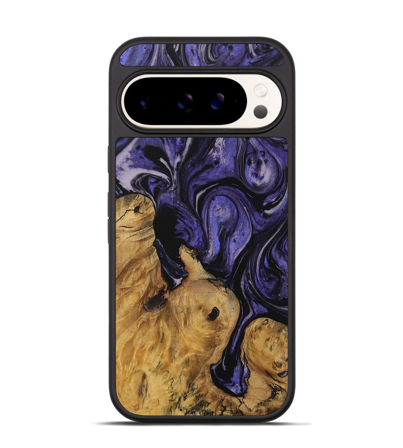 Pixel 9 Pro Wood Phone Case - Savita (Purple, 730268)