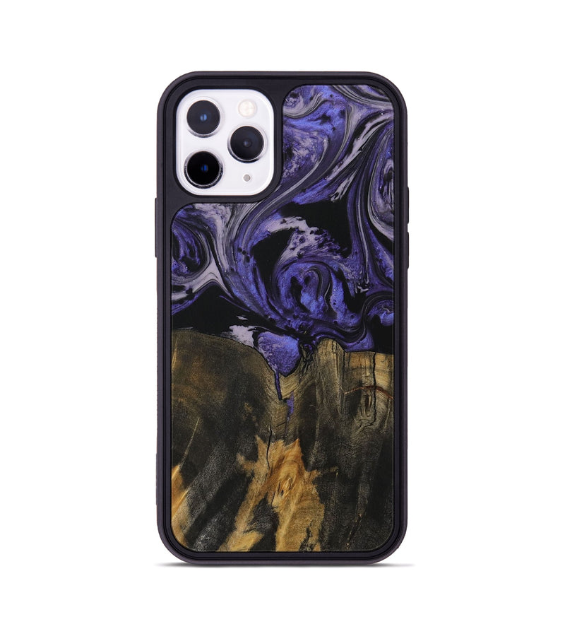 iPhone 11 Pro Wood Phone Case - Gaetano (Purple, 730281)