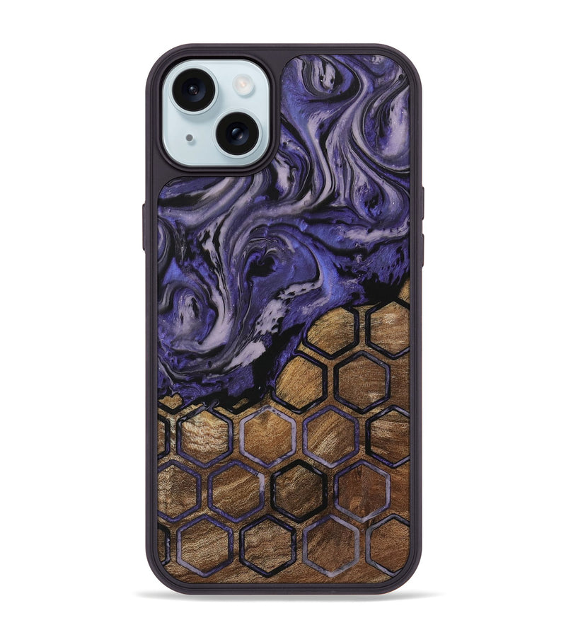 iPhone 15 Plus Wood Phone Case - Lurline (Pattern, 730286)