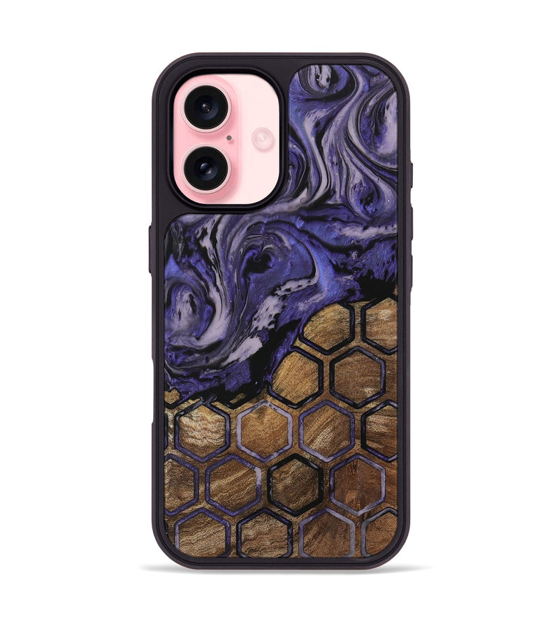 iPhone 16 Wood Phone Case - Lurline (Pattern, 730286)