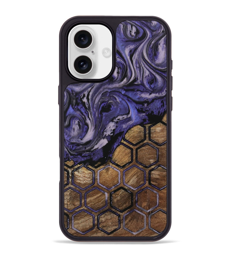 iPhone 16 Plus Wood Phone Case - Lurline (Pattern, 730286)