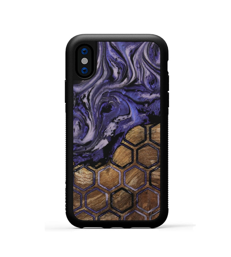 iPhone Xs Wood Phone Case - Lurline (Pattern, 730286)