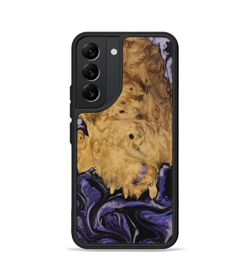 Galaxy S22 Wood Phone Case - Alverda (Purple, 730288)