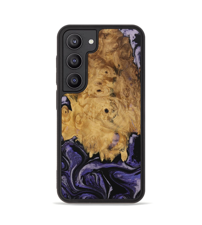 Galaxy S23 Wood Phone Case - Alverda (Purple, 730288)