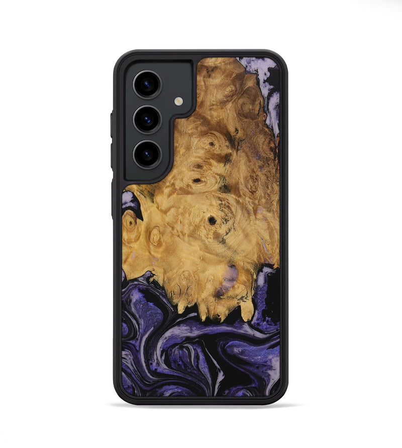 Galaxy S24 Wood Phone Case - Alverda (Purple, 730288)