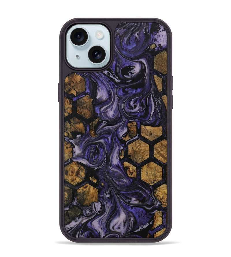 iPhone 15 Plus Wood Phone Case - Silva (Pattern, 730290)