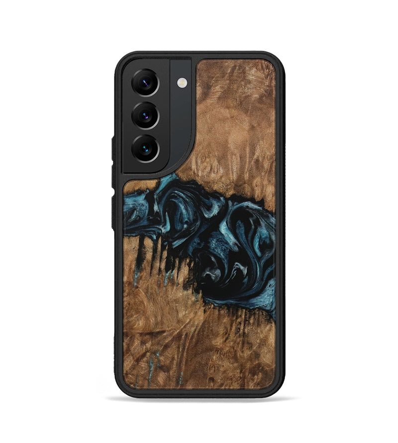 Galaxy S22 Wood Phone Case - Ilan (Blue, 730294)