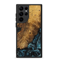 Galaxy S22 Ultra Wood Phone Case - Zillah (Blue, 730296)