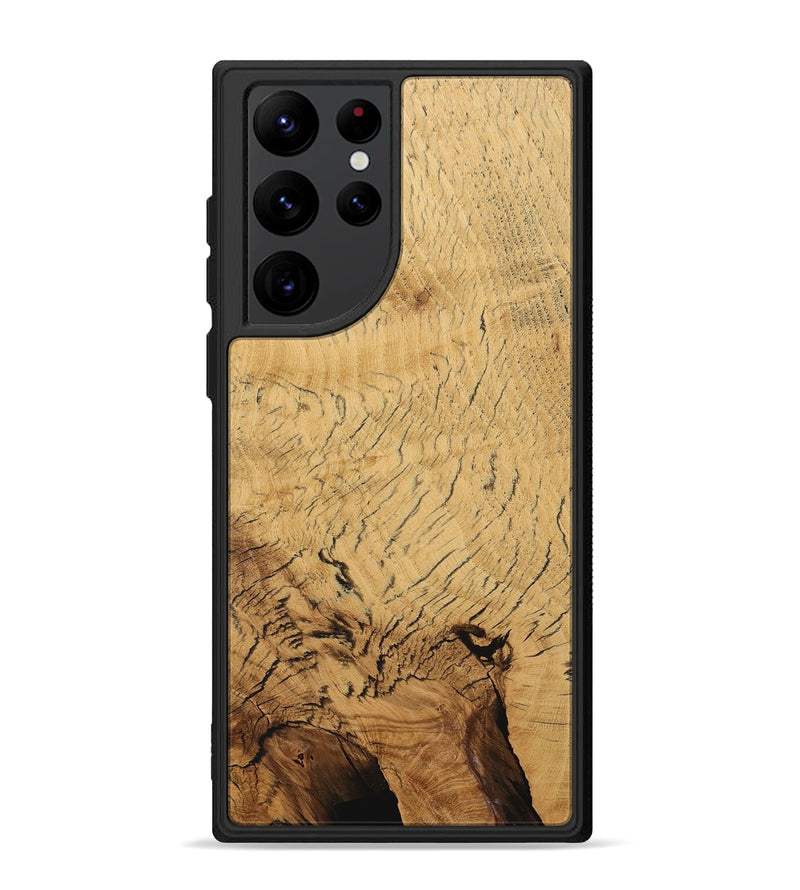 Galaxy S22 Ultra Wood Phone Case - Ingres (Wood Burl, 730302)