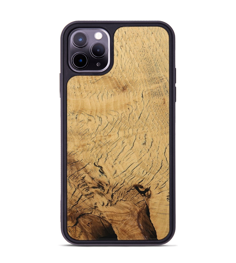 iPhone 11 Pro Max Wood Phone Case - Ingres (Wood Burl, 730302)