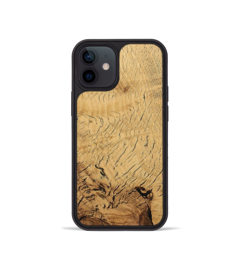 iPhone 12 mini Wood Phone Case - Ingres (Wood Burl, 730302)