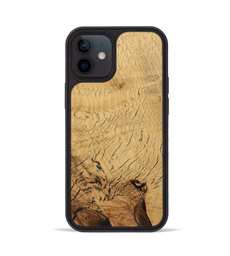 iPhone 12 Wood Phone Case - Ingres (Wood Burl, 730302)