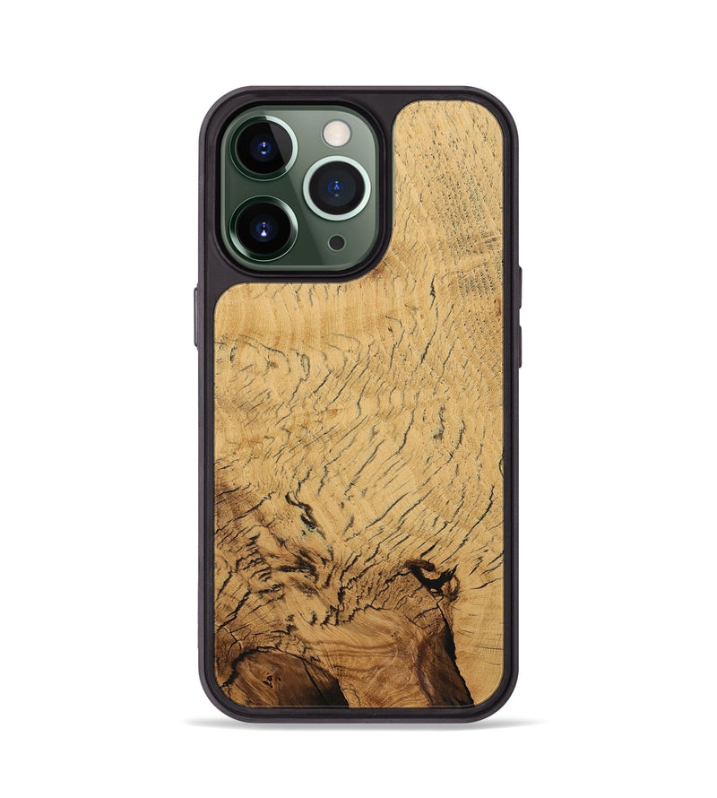 iPhone 13 Pro Wood Phone Case - Ingres (Wood Burl, 730302)