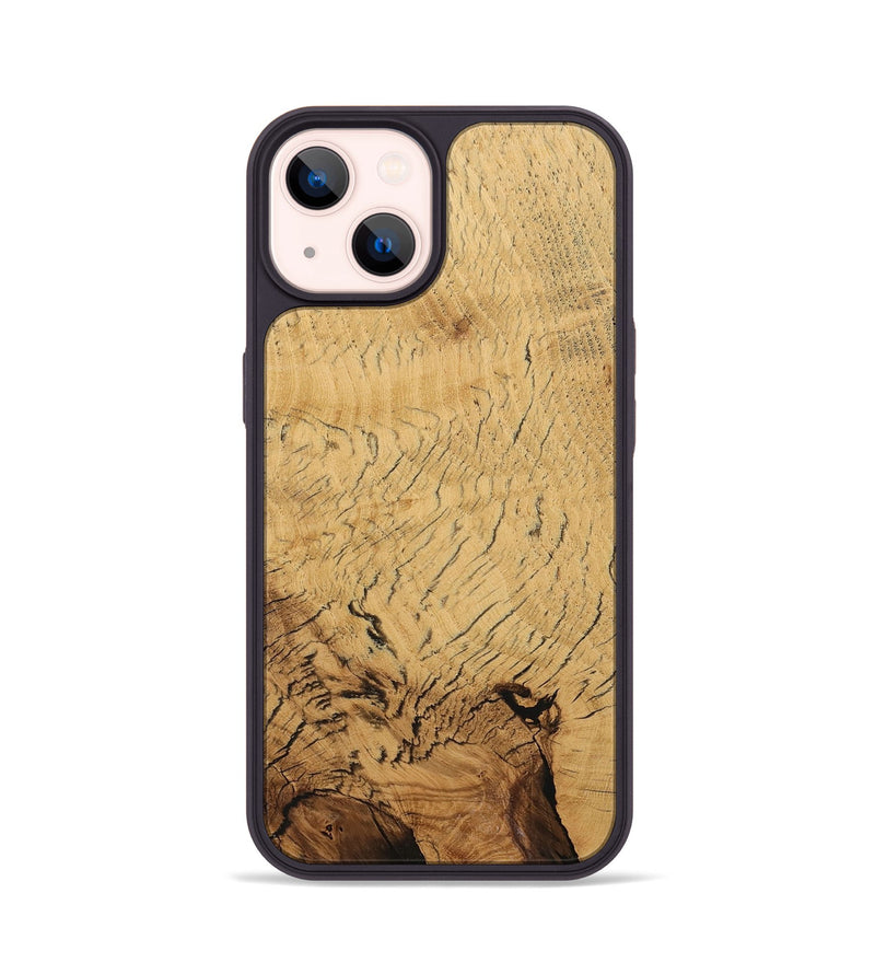 iPhone 14 Wood Phone Case - Ingres (Wood Burl, 730302)