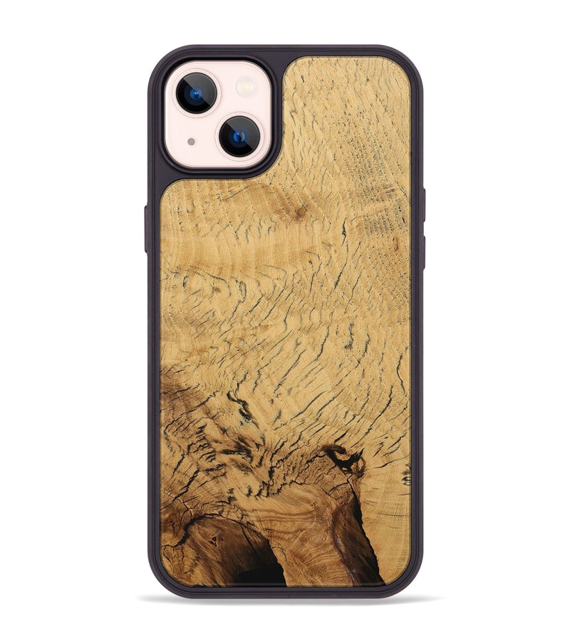 iPhone 14 Plus Wood Phone Case - Ingres (Wood Burl, 730302)