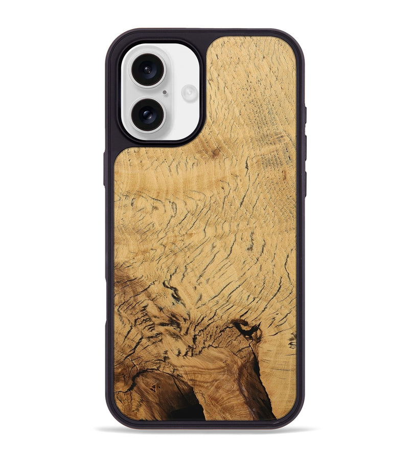 iPhone 16 Plus Wood Phone Case - Ingres (Wood Burl, 730302)