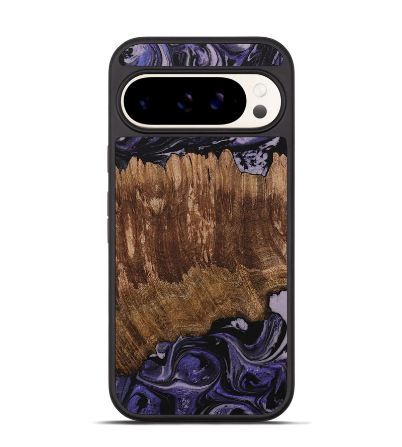 Pixel 9 Pro Wood Phone Case - Margi (Purple, 730306)