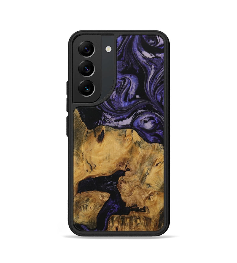 Galaxy S22 Wood Phone Case - Sedrick (Purple, 730307)