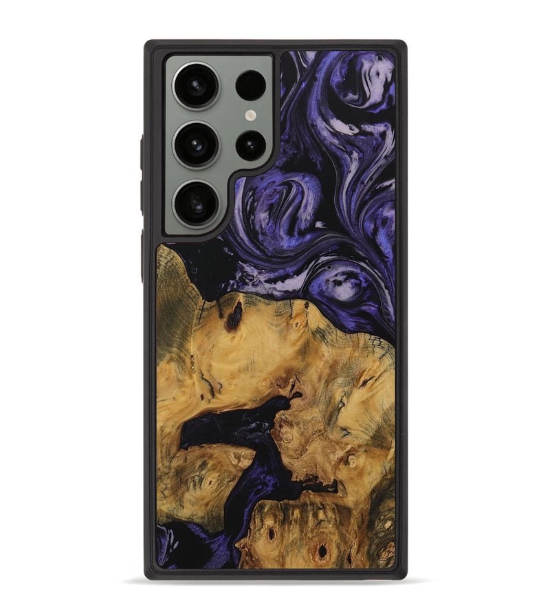 Galaxy S23 Ultra Wood Phone Case - Sedrick (Purple, 730307)