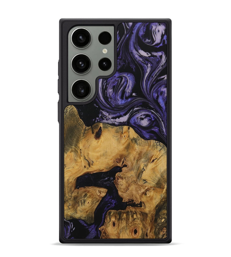 Galaxy S24 Ultra Wood Phone Case - Sedrick (Purple, 730307)