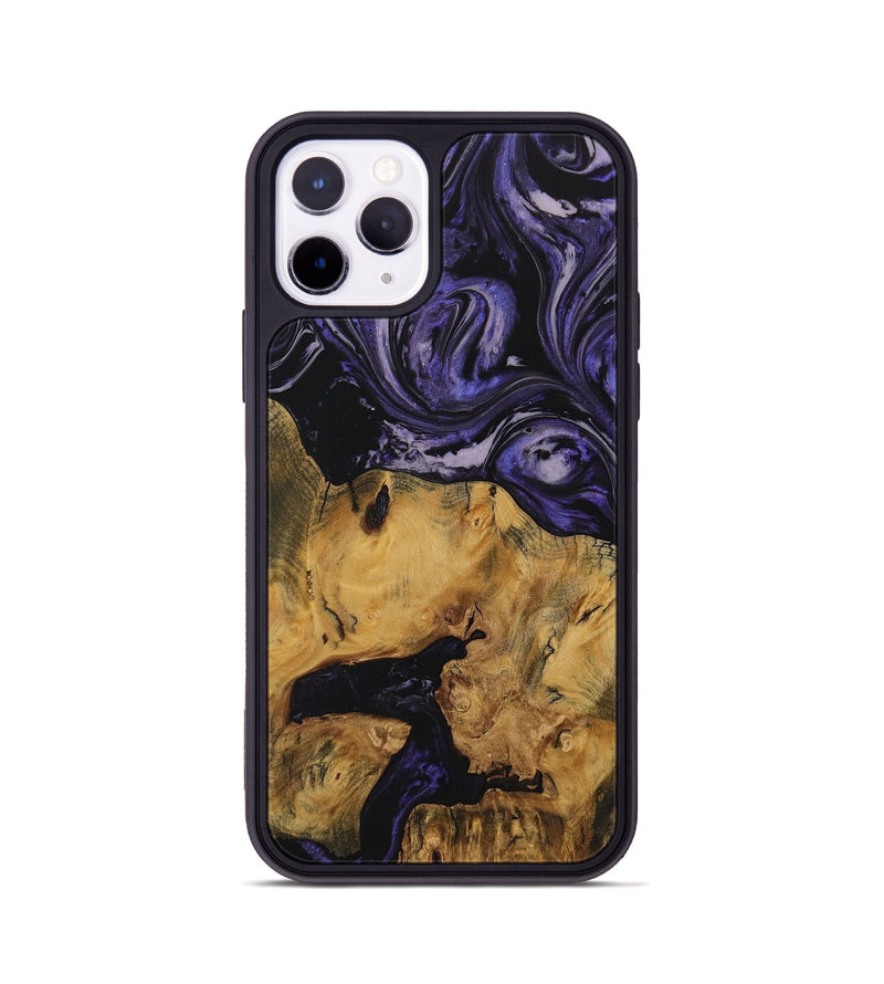 iPhone 11 Pro Wood Phone Case - Sedrick (Purple, 730307)