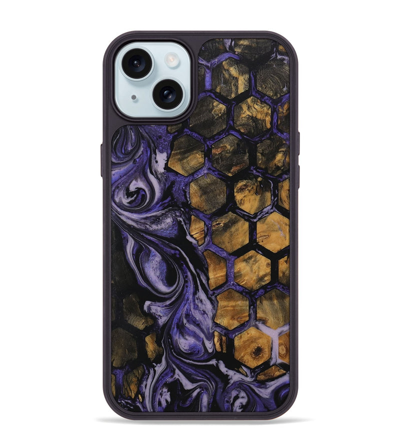 iPhone 15 Plus Wood Phone Case - Alaine (Pattern, 730311)