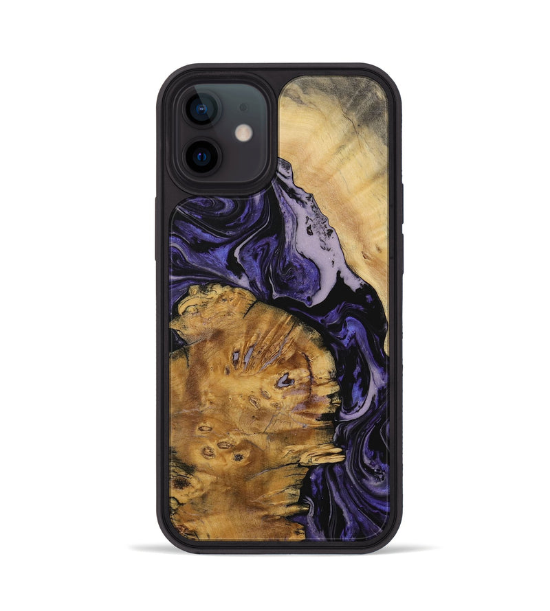 iPhone 12 Wood Phone Case - Orlo (Purple, 730313)