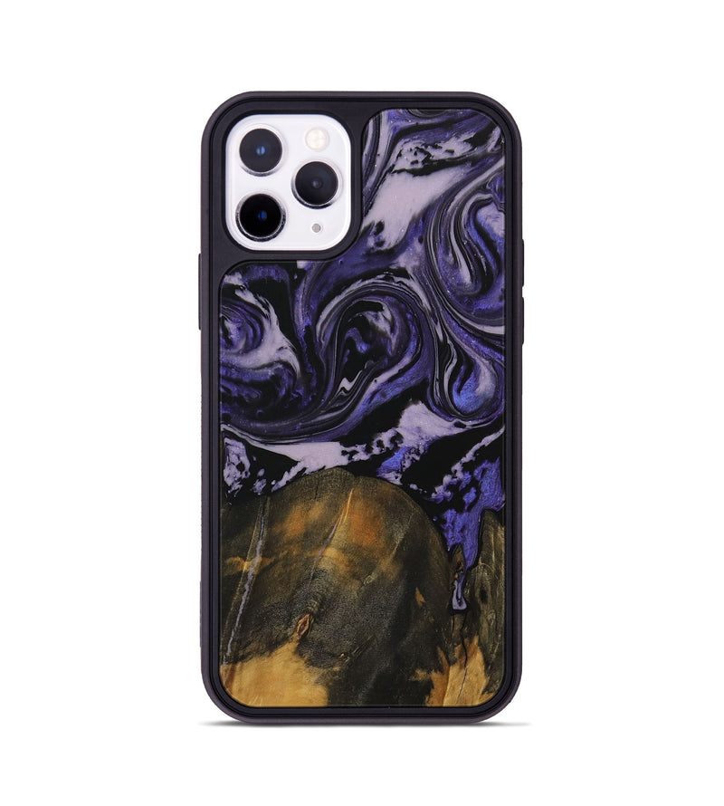 iPhone 11 Pro Wood Phone Case - Mayo (Purple, 730314)