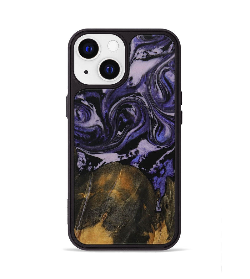 iPhone 13 Wood Phone Case - Mayo (Purple, 730314)