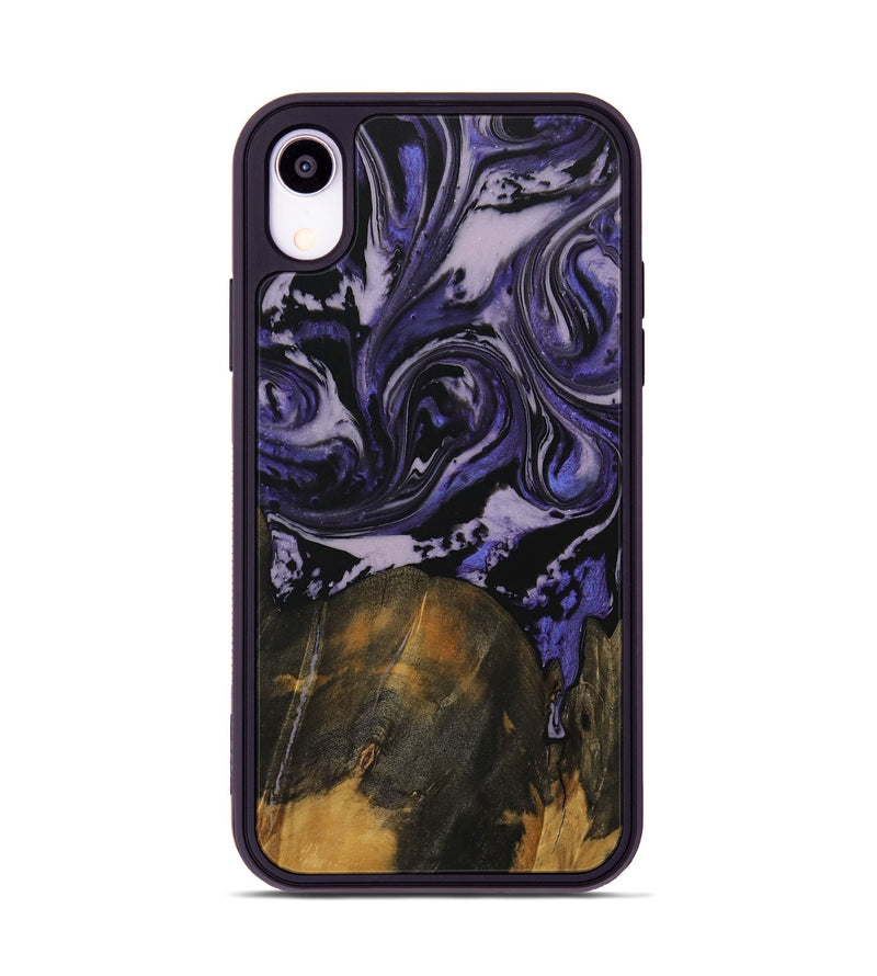 iPhone Xr Wood Phone Case - Mayo (Purple, 730314)