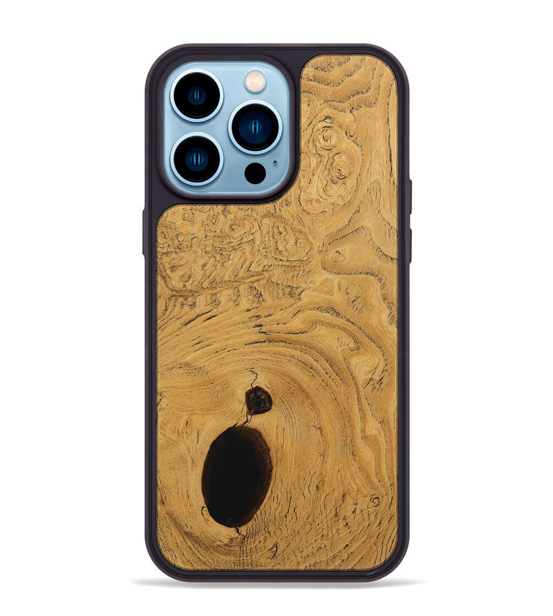 iPhone 14 Pro Max Wood Phone Case - Kendal (Wood Burl, 730318)