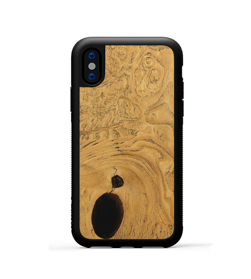 iPhone Xs Wood Phone Case - Kendal (Wood Burl, 730318)