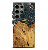 Galaxy S24 Ultra Wood Live Edge Phone Case - Geety (Green, 730345)